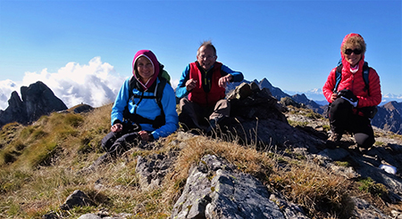 Monti Colombarolo (2309 m) e Ponteranica orientale (2378 m) da Ca’ San Marco il 27 ottobre 2016 - FOTOGALLERY